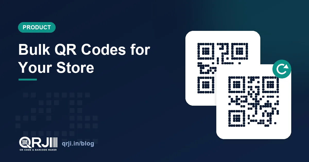 Bulk QR Codes for Shopify & WooCommerce: A Trackable Code for Every Product
