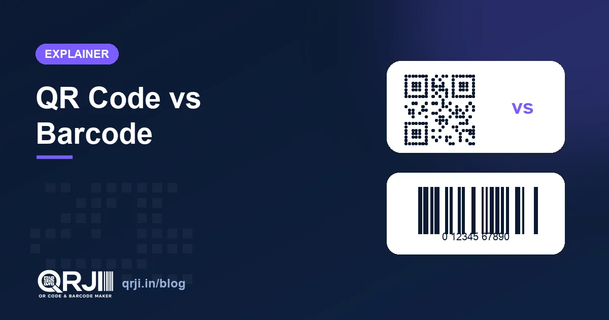 QR Code vs Barcode: What's the Difference?